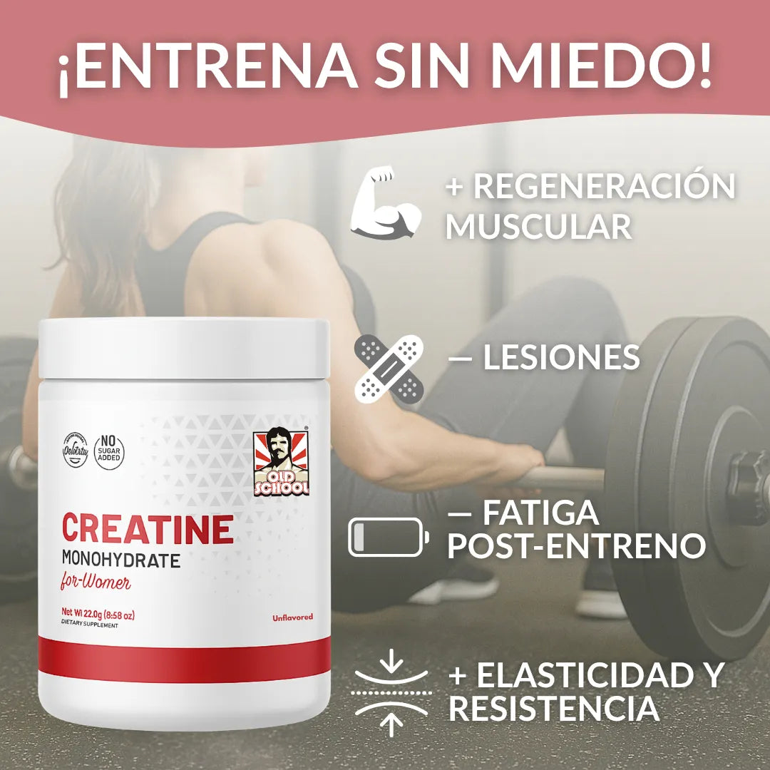 Creatina Monohidratada Para Mujeres Sin Sabor